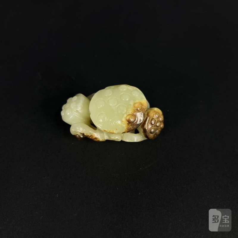 当代 玉雕莲蓬纹把件 - 图2